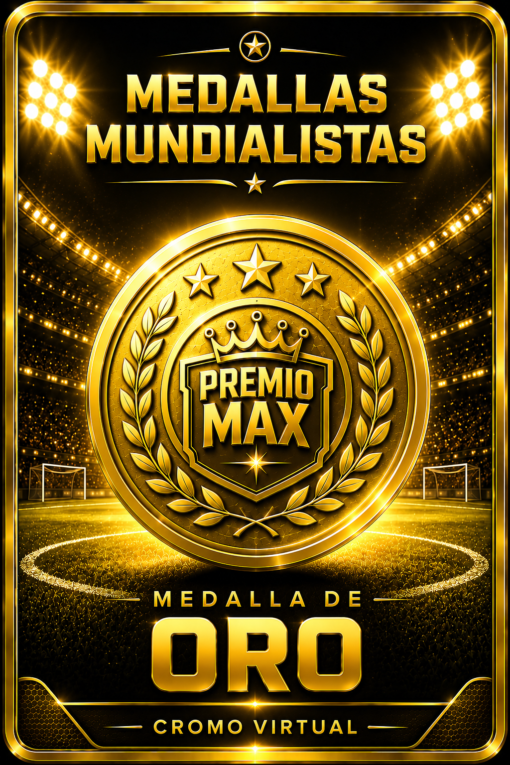 Cromo Virtual MEDALLA DE ORO